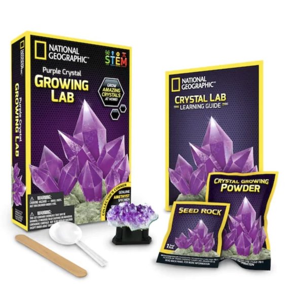 COPY - NEW National Geographic Growing Lab, Purple Crystal Birthday Gift - Picture 1 of 2